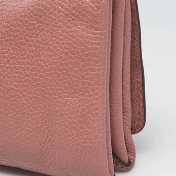 Valentino Brownish Leather Rockstud Va Va Voom Clutch Bag - Picture 5 of 11